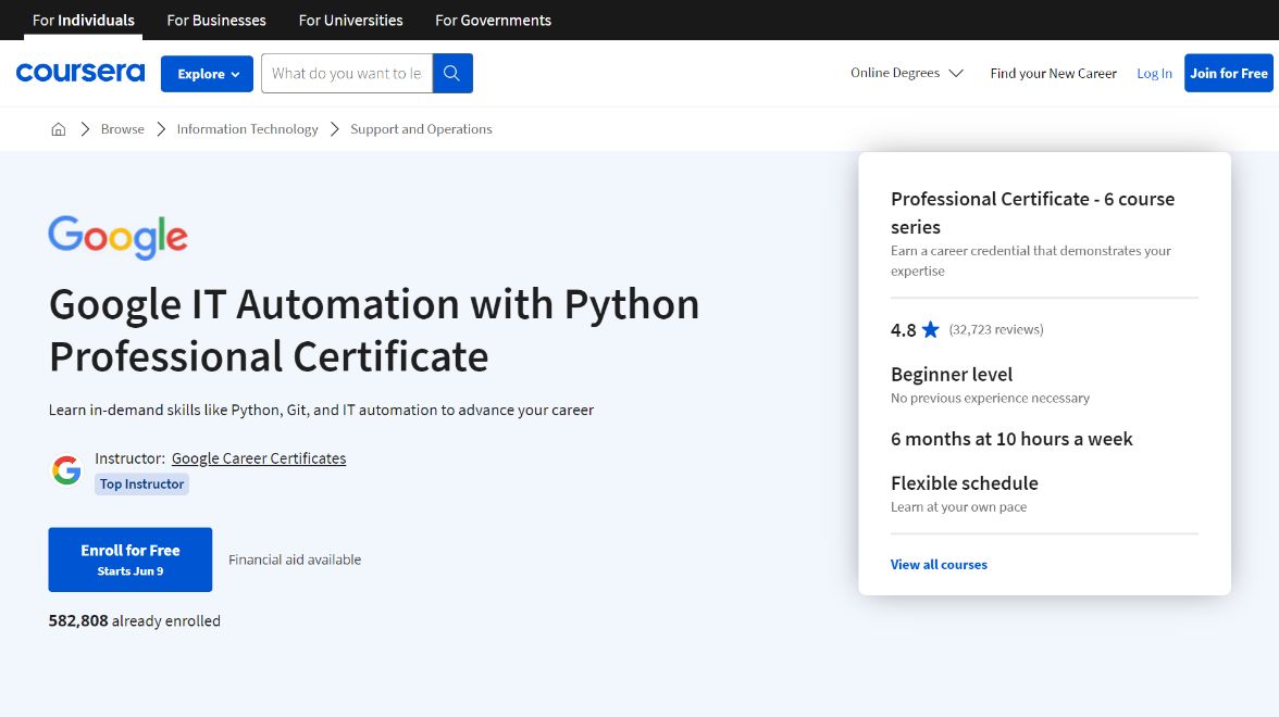 learn python free coursera