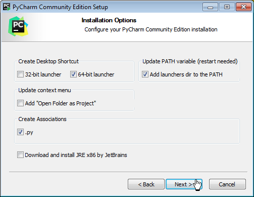 install pycharm