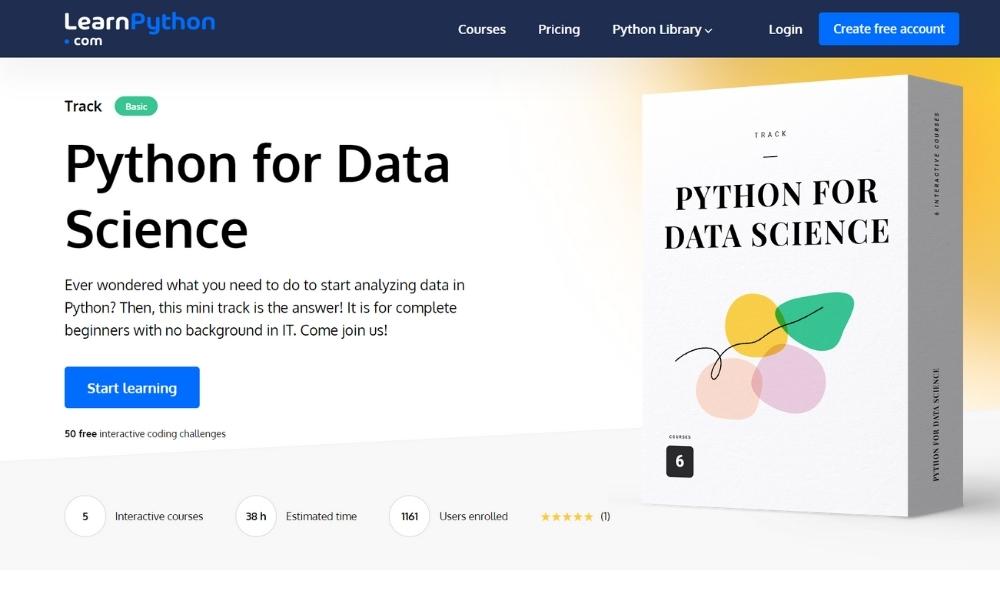 Python Track of the Season: Python for Data Science | LearnPython.com